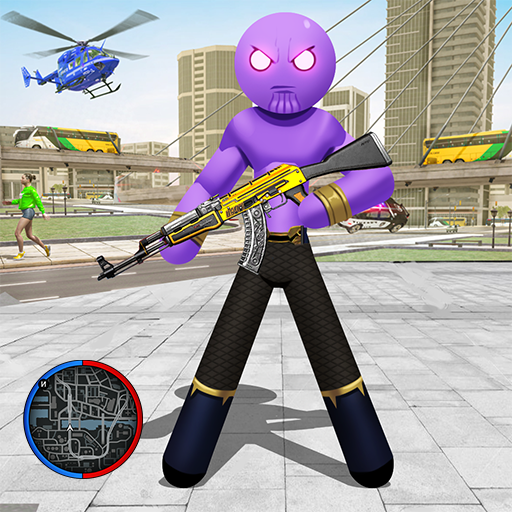 Thano Stickman Rope Hero Counter OffRoad Batte icon