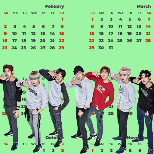 MONSTA X Calendar Widget icon
