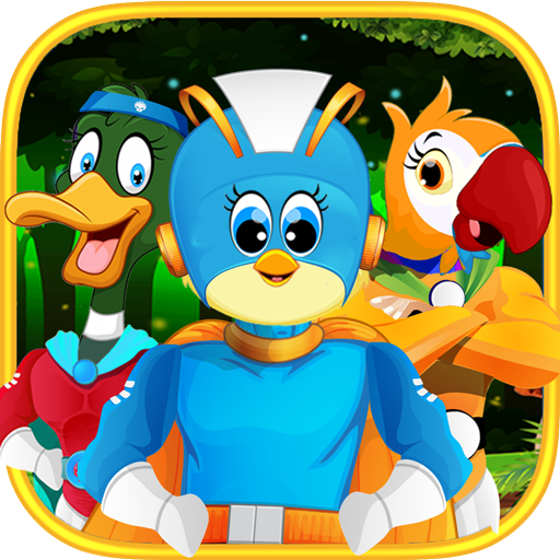 Jungle Adventure Game for Kids - SuperHero Bird icon