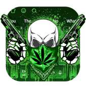 Gun Weed Ghost Keyboard