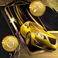 Golden Car Launcher Theme on 9Apps