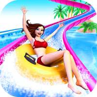 Idle Uphill Waterpark Rush : Aqua Slides and Rides