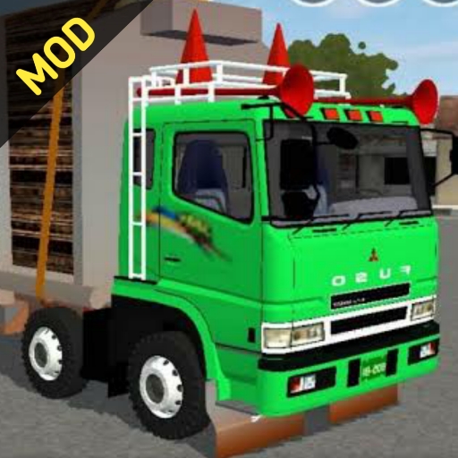 Mod Bussid Truck Fuso Muatan Kayu иконка