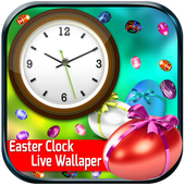 ikon Easter clock live wallpaper