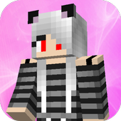 Girls Skins with Ears for Minecraft in 3D icon
