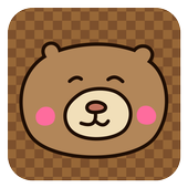 Tema beruang imut icon