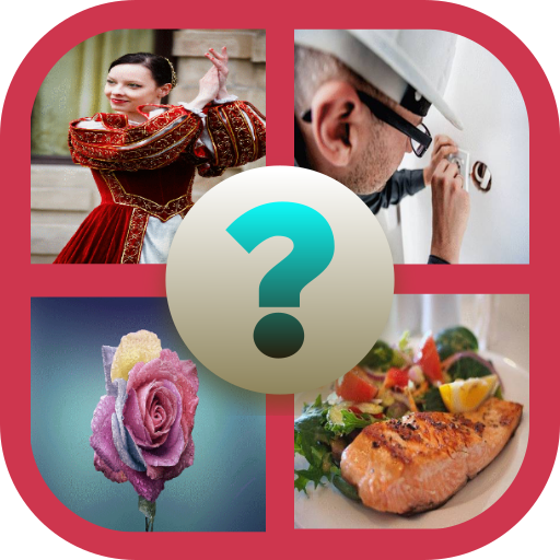 لعبة الذكاء: 4 صور كلمة واحدة أيقونة