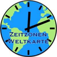 Zeitzonen Weltkarte