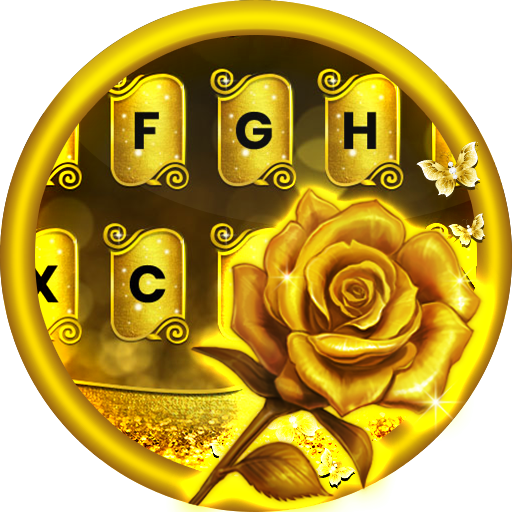 Gold Keyboard - Keyboard Theme icon