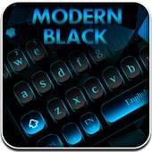 Modern zwartblauw toetsenbord on 9Apps