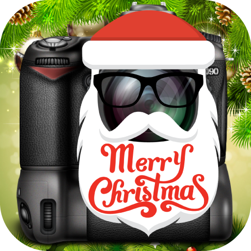 Merry Christmas Editor Face Camera icon
