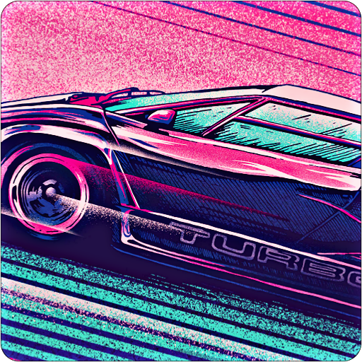 Synthwave Wallpaper HD - Vaporwave Outrun icon
