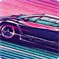 Synthwave Wallpaper HD - Vaporwave Outrun