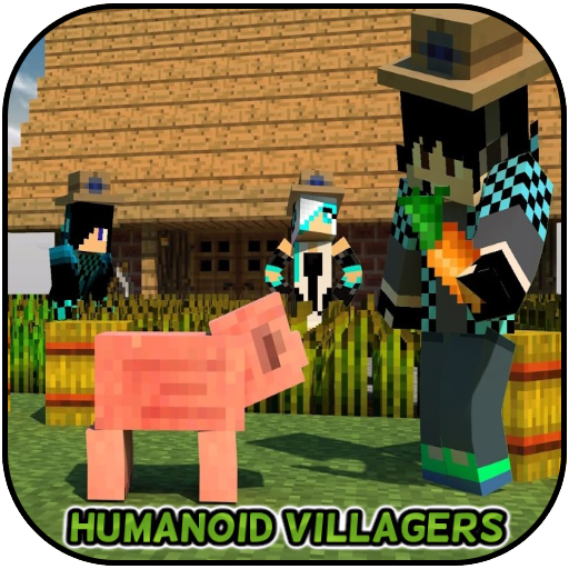 Humanoid Villagers Mod for MCPE   Come Alive icon