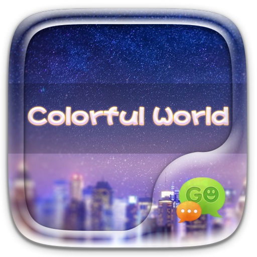 GO SMS PRO COLORFULWORLD THEME иконка