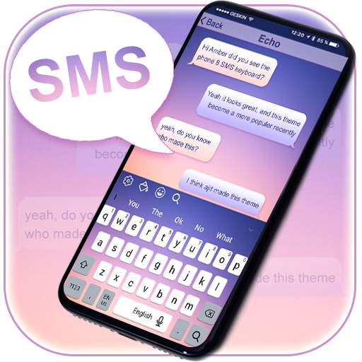 SMS Theme for Phone 8 أيقونة
