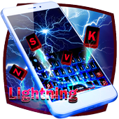 Blue Lightning Keyboard icon