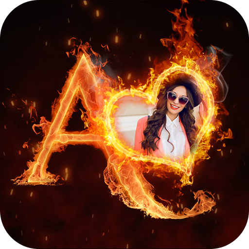 Fire Text Photo Editor frame icon