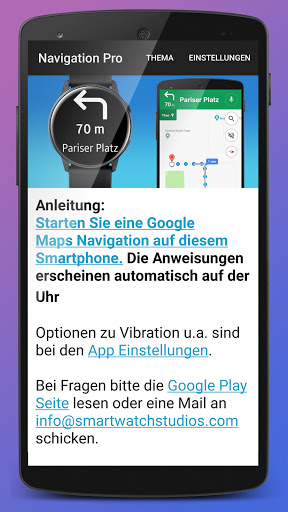 Navigation Pro: Google Maps Navi für Samsung Uhr screenshot 5