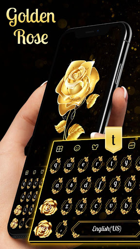 Golden Rose Keyboard screenshot 1