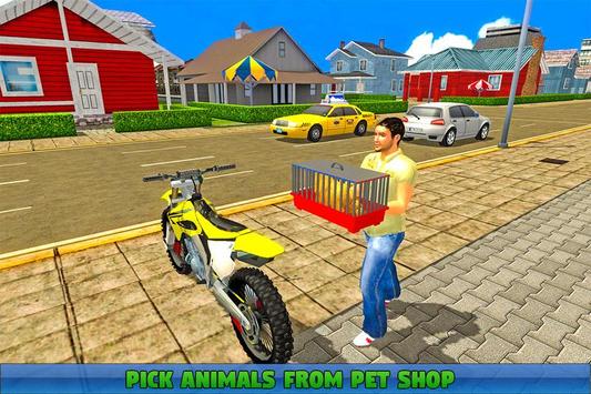 BIKE PET ANIMAL TRANSPORT 3D screenshot 1