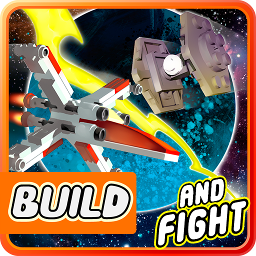 Build and Fight space shooter with bricks icon