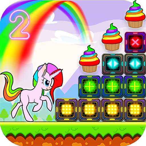 Unicorn Dash Attack 2: Neon Lights Unicorn Games icon