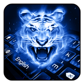Flammend Tiger Schreibmaschine icon