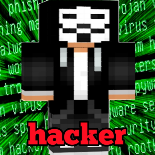 hacker skin for minecraft pe icon