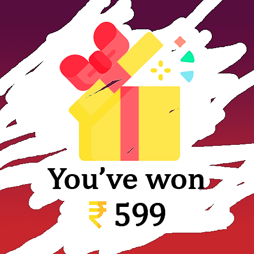 Scratch card to win gift icon