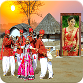 قريةصورة فوتوغرافية إطارات أيقونة