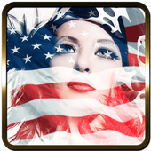 Flag Face Profile Photos Edit icon