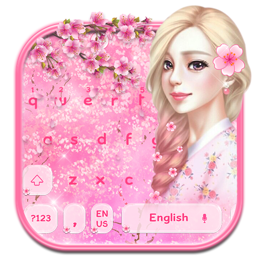 sakura  Girl Keyboard Theme icon