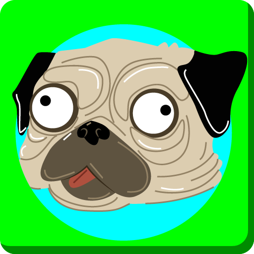 Puppy monkey baby icon