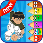 Ben Omnitrix Ultra Coloring Book icon