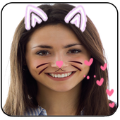 Cat Face Camera أيقونة