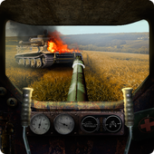 Tank driving simulator icon