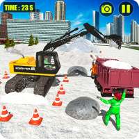 Mega Snow Excavator Machine Simulator 21