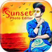 Sunset Photo Editor &amp; Background Changer icon
