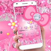 Lovely Pink Kitty Diamond Theme🐱