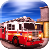 Fire Truck Rescue 3D Simulator icon