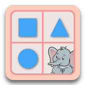 Jeu memory - les formes иконка