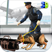 Police Dog Airport Crime City icon