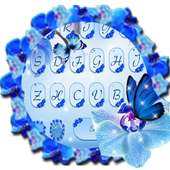 Orchid Flower Keyboard Theme on 9Apps