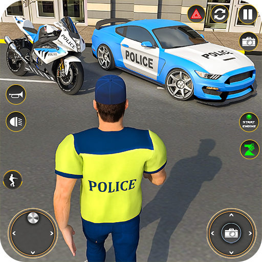 US Police Car Driving Sim 3D icon