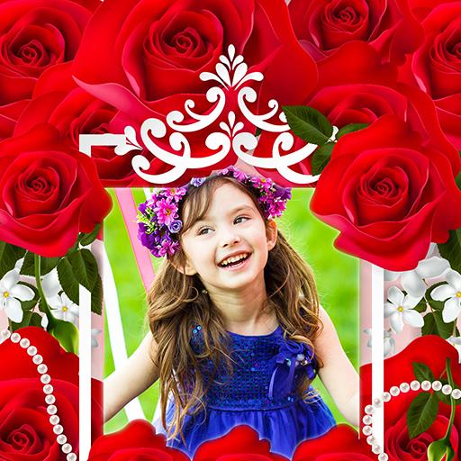 Flower Photo frame 2020 : Rose Flower Photo Editor icon