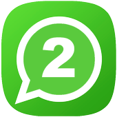 Two account for WhatsApp icon