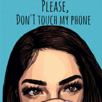 Don't Touch My Phones Wallpaper