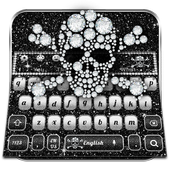 Diamant-RIP-Schädel-Tastatur-Thema icon