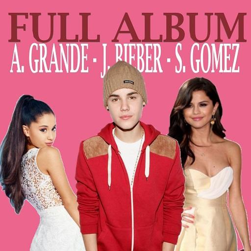 Justin Bieber - Ariana Grande - Selena Gomez icon